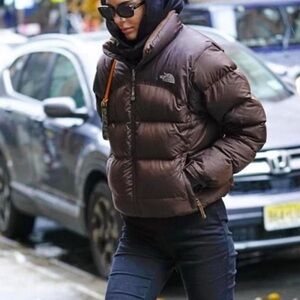 SOLD The North Face Women’s Dark Brown Puffer Jacket